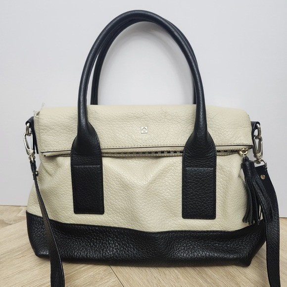 Kate Spade Southport Avenue Carmen Convertible Satchel Pebbled Leather *READ* - Picture 15 of 16